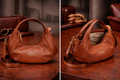 Women’s Tan Leather Hobo Crossbody Bag – Soft Luxury Collection